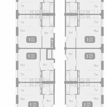 Продается 1-комнатная квартира, 32,2 м²