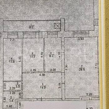 Продается 3-х комнатная квартира, 78 м²