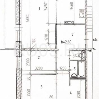 Продается Многокомнатная квартира, 70 м²