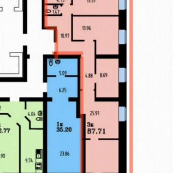 Сдается Многокомнатная квартира, 84 м²
