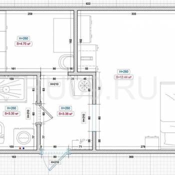 Продается 1-комнатная квартира, 23,8 м²