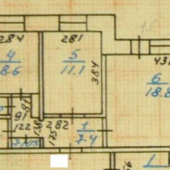 Продается 2-х комнатная квартира, 50 м²
