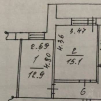 Продается 2-х комнатная квартира, 48 м²
