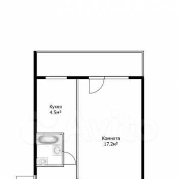 Сдается 1-комнатная квартира, 48 м²