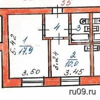 Продается 1-комнатная квартира, 37 м²