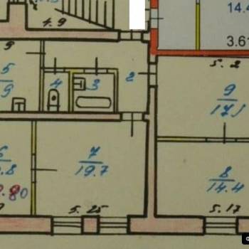 Продается Многокомнатная квартира, 80 м²