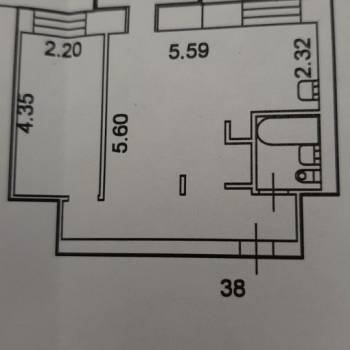 Продается 2-х комнатная квартира, 42,7 м²