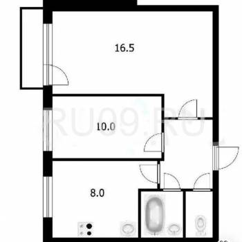 Продается 2-х комнатная квартира, 43 м²