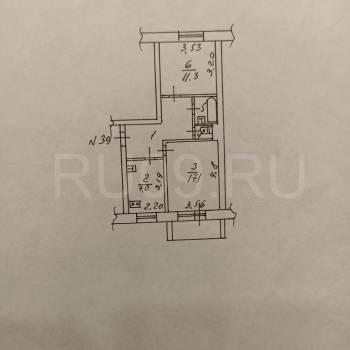 Продается 2-х комнатная квартира, 50 м²
