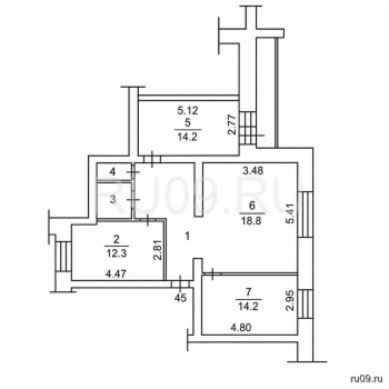 Продается 3-х комнатная квартира, 82 м²