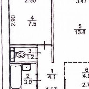 Продается 2-х комнатная квартира, 35 м²