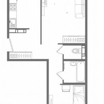 Продается 2-х комнатная квартира, 59 м²
