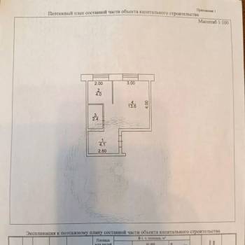 Продается 1-комнатная квартира, 24,1 м²