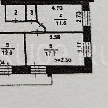 Продается 3-х комнатная квартира, 77 м²