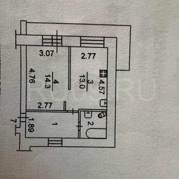 Продается 1-комнатная квартира, 38 м²
