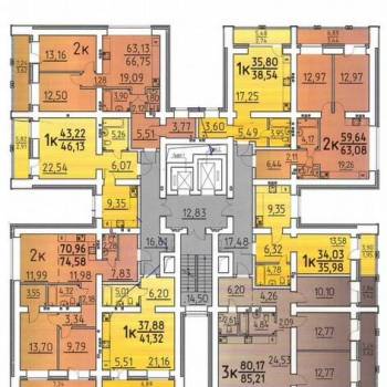 Продается Многокомнатная квартира, 85 м²