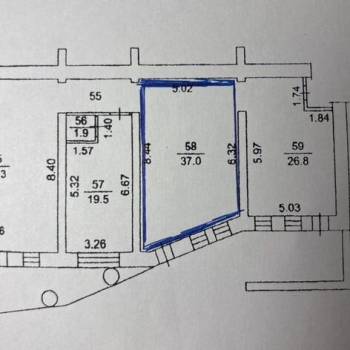 Сдается Нежилое помещение, 37 м²