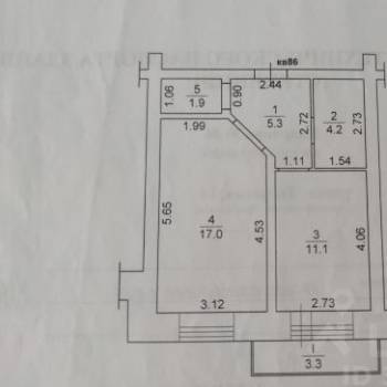 Продается 1-комнатная квартира, 39,5 м²