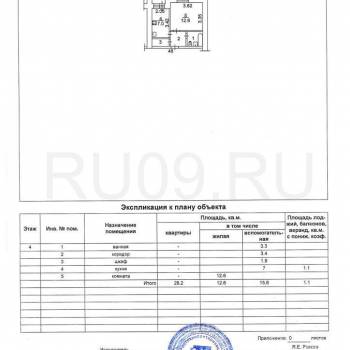 Продается 1-комнатная квартира, 28 м²