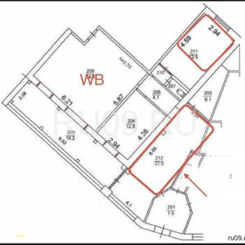 Сдается Нежилое помещение, 25 м²