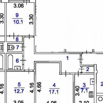 Продается 3-х комнатная квартира, 64,7 м²