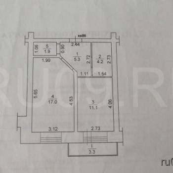 Продается 1-комнатная квартира, 39 м²