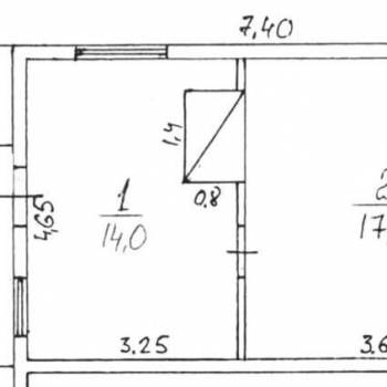 Продается 1-комнатная квартира, 31 м²