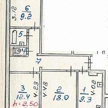 Продается 3-х комнатная квартира, 68,1 м²
