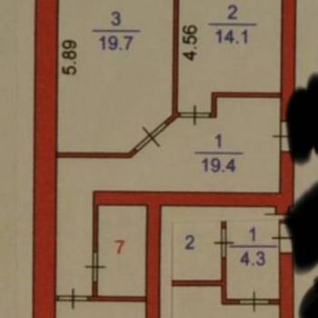 Продается 2-х комнатная квартира, 69 м²