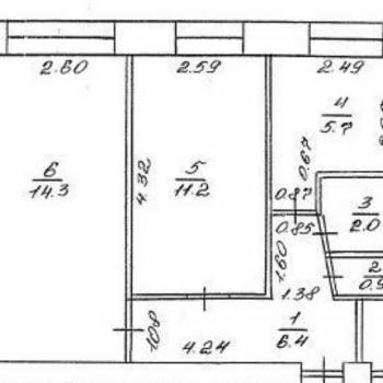 Продается 1-комнатная квартира, 30,1 м²