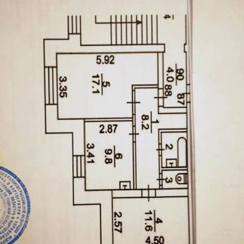 Продается 2-х комнатная квартира, 51 м²