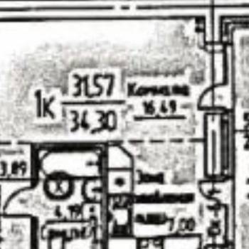 Сдается 1-комнатная квартира, 34,3 м²