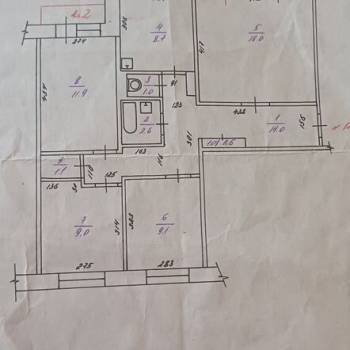 Продается Многокомнатная квартира, 76 м²