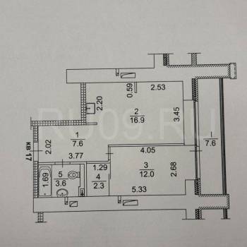 Сдается 1-комнатная квартира, 50 м²