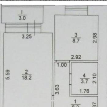 Продается 1-комнатная квартира, 38,5 м²
