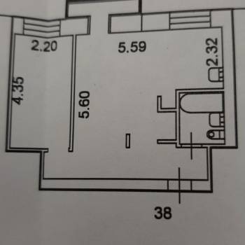 Продается 2-х комнатная квартира, 42,7 м²