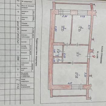 Продается 2-х комнатная квартира, 68,1 м²