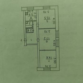 Продается 3-х комнатная квартира, 65,7 м²