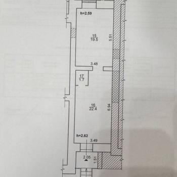 Продается Нежилое помещение, 43,6 м²
