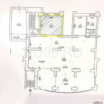 Сдается Нежилое помещение, 43 м²