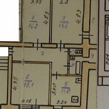 Продается 3-х комнатная квартира, 83 м²