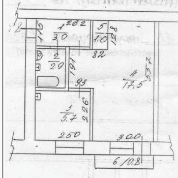 Продается 1-комнатная квартира, 30,1 м²