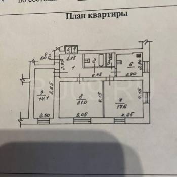 Продается 1-комнатная квартира, 78 м²