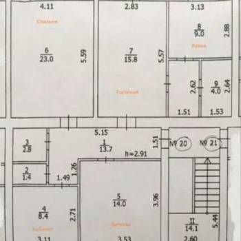 Продается Многокомнатная квартира, 92,1 м²