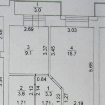 Продается 1-комнатная квартира, 31,7 м²