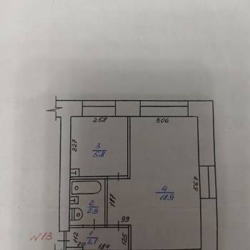 Продается 1-комнатная квартира, 30,7 м²