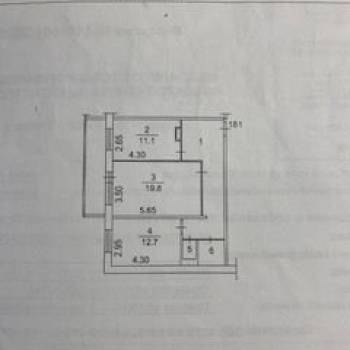 Продается 2-х комнатная квартира, 63,3 м²