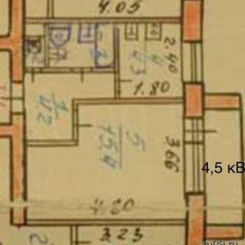 Продается 1-комнатная квартира, 32 м²