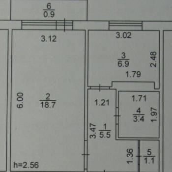 Продается 1-комнатная квартира, 35,6 м²