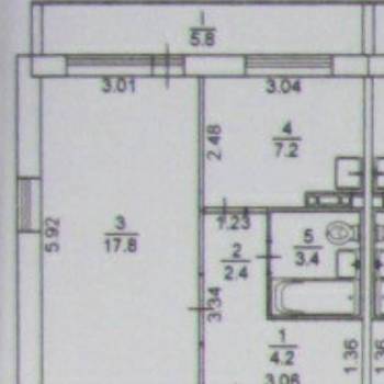 Продается 1-комнатная квартира, 35 м²